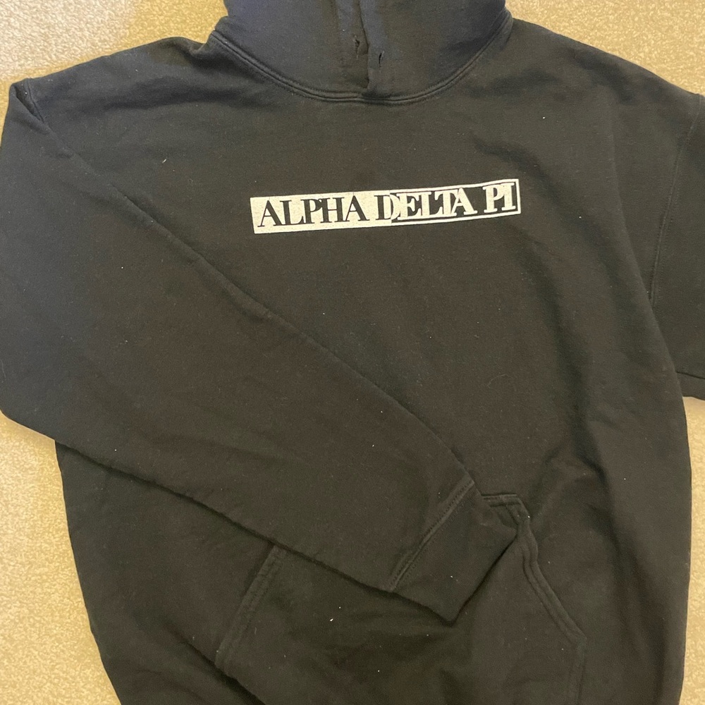 Alpha Delta Pi black sweatshirt